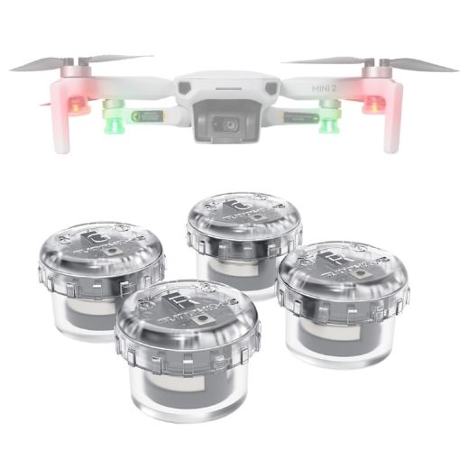 Sunnylife LED Strobe Light for DJI Mavic/Mini/Air 2/FPV - 4 Pack - 1
