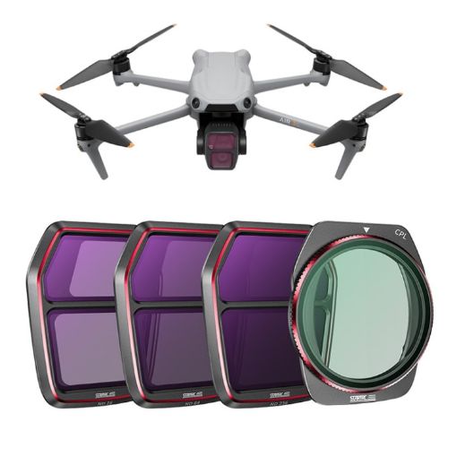 DJI Air 3S STARTRC 4-in-1 ND16 ND64 ND256 CPL Lens Filter - 1