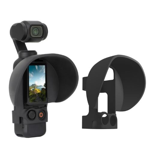 Sunnylife Sunshade Hood for DJI OSMO Pocket 3 Screen (Black) - 1