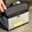 STARTRC 8 Grid Lithium Battery Safety Storage Bags (Grey) - 5