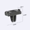Magnetic Quick Release Base for DJI Osmo Action 5/4/3 (Black) - 2
