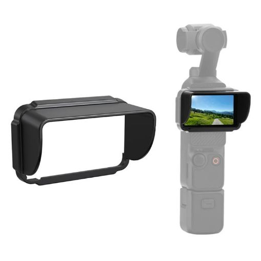 DJI Osmo Pocket 3 BRDRC Sunshade Hood Screen Shade Black - 1