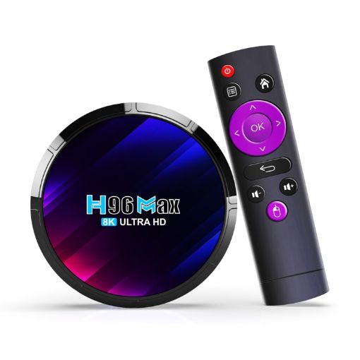 H96 Max 8K Ultra HD TV Box, Android 13.0, 4GB+64GB, US Plug - 1