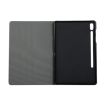 Blue Leather Case for Galaxy Tab S6 T860 with Holder & Texture Flip - 4