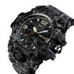 SKMEI 1155B Men's Waterproof Sports Watch, Grey Black - 2