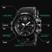 SKMEI 1155B Men's Waterproof Sports Watch, Grey Black - 5