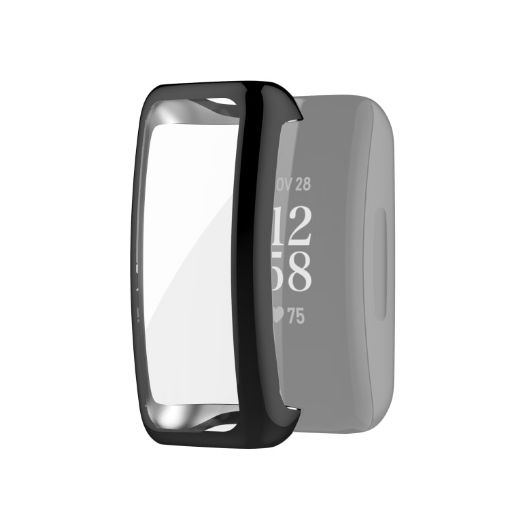 Fitbit Inspire 2 Black Full Coverage TPU Protective Case Cover - 1