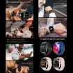 ZW65 Fitness Smart Watch 2.01", Heart/Blood Pressure Monitor, Pink - 6