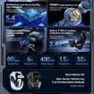 REMAX G7 Gaming TWS Bluetooth Earphones with Breathing Light (Black) - 6