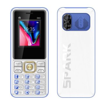 D63 Elder Keypad Phone, 1.77", 3600mAh, SOS, FM, Dual SIM, UK Plug - 1