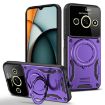 Redmi A3 4G Purple MagSafe Holder Case with Large Window - 1