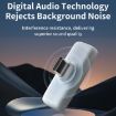 FUNSNAP M2 Wireless Mic, Digital Noise Reduction, Type-C, White - 5