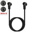 Mini DIN 5 Pin Cable, 0.5m, Elbow to Elbow, Audio/Video - 3