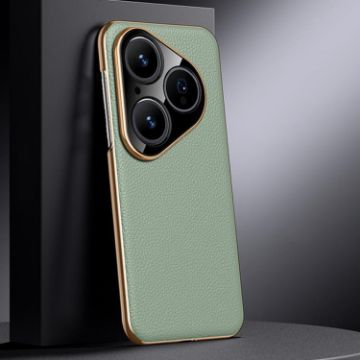 Huawei Pura 80 5G Green Genuine Leather Phone Case - 1