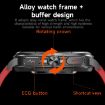 ET492 Smart Watch with 1.43" AMOLED, ECG & Blood Sugar, Blue Strap - 6