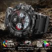 LC21 1.32" TFT Sports Smart Watch, Oxygen/Call, Camouflage Grey - 4