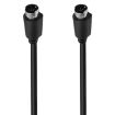 3m Mini DIN 7 Pin S-Video Audio/Video Cable (Straight to Straight) - 1