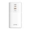 LDNIO SC4396 70W GaN Charger UK Plug - 2AC, 1U, 2C, White - 2