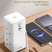 LDNIO SC4396 70W GaN Charger UK Plug - 2AC, 1U, 2C, White - 5
