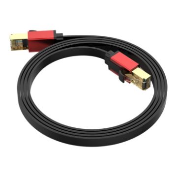 15m Cat 8 Ethernet Cable - 40Gbps High Speed LAN (Red) - 1