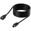 Mini DIN 7 Pin A/V Cable 0.5m (M to F Straight) - 4