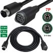 Mini DIN 7 Pin Audio/Video Cable 3m (Male to Female) - 6