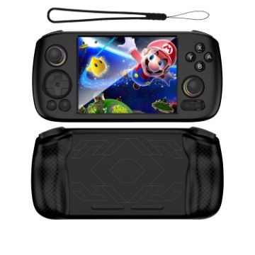 ANBERNIC RG406H Black Silicone Protective Case for Game Console - 1