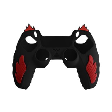 Sony PS5 Black Flame Silicone Gamepad Protective Case - 1