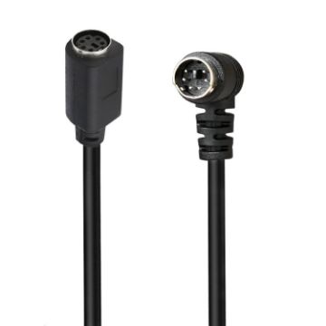Elbow Mini DIN 6 Pin Extension Cable, 1.8m (Male to Female) - 1