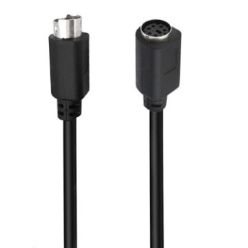 3m Mini DIN 6 Pin Extension Cable (Male to Female Straight) - 1