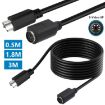 3m Mini DIN 6 Pin Extension Cable (Male to Female Straight) - 4