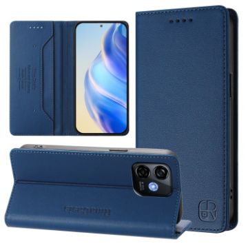 Ulefone Note 16 Pro RFID Leather Magnetic Phone Case (Dark Blue) - 1