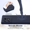 Motorola Edge 50 Pro Navy Blue Shockproof Magsafe Silicone Case - 5