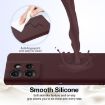 Motorola Edge 50 5G Silicone Magsafe Case, Shockproof, Plum Color - 5