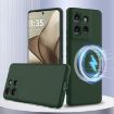 Motorola Edge 50 5G Dark Green Shockproof Magsafe Silicone Case - 1