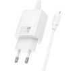 hoco N61 PD20W+QC3.0 Charger EU Plug with 1m Type-C to 8 Pin Cable - 2
