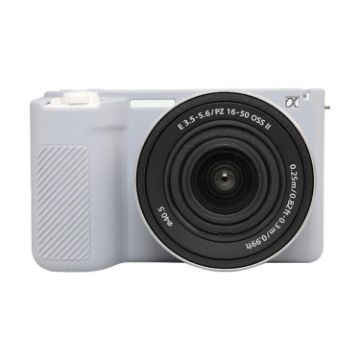 Sony ZV-E10 II/ZV-E10M2 Grey Glossy Soft Silicone Case - 1