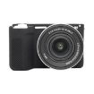 Sony ZV-E10 II/ZV-E10M2 Black Litchi Texture Silicone Case - 1