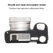 Sony ZV-E10 II/ZV-E10M2 Black Litchi Texture Silicone Case - 5