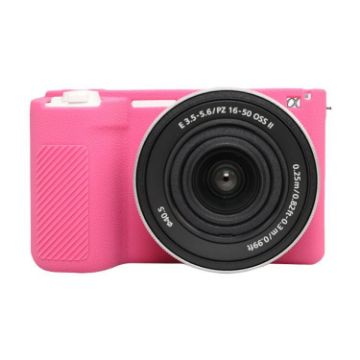 Sony ZV-E10 II/ZV-E10M2 Silicone Protective Case, Rose Red - 1