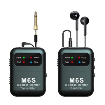 M6S 2.4G Wireless Stereo In-Ear Monitor System, Transmitter & Receiver - 1