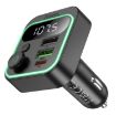 hoco E85 Tiger 20W PD & QC 3.0 Car Bluetooth FM Transmitter (Black) - 2