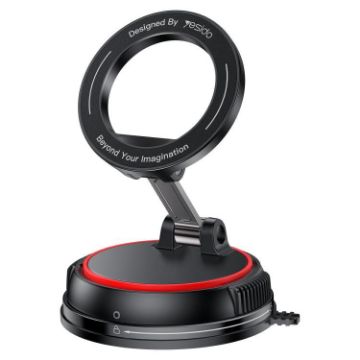 Yesido C219 Magnetic MagSafe Car Phone Holder (Black) - 1