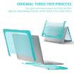 HP ENVY X360-14 2024 Light Blue TPU+PC Anti-fall Case - 6