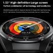GT97 1.53" Smart Watch with Bluetooth Earphone & Calls, Black - 5
