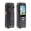 UNIWA M6000 Keypad Phone, 2.4" Dual Flashlights, 4 SIM, EU Plug (Green) - 2