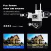 SriHome SH066 8MP Quad Lens Camera with Night Vision & Audio (UK Plug) - 5