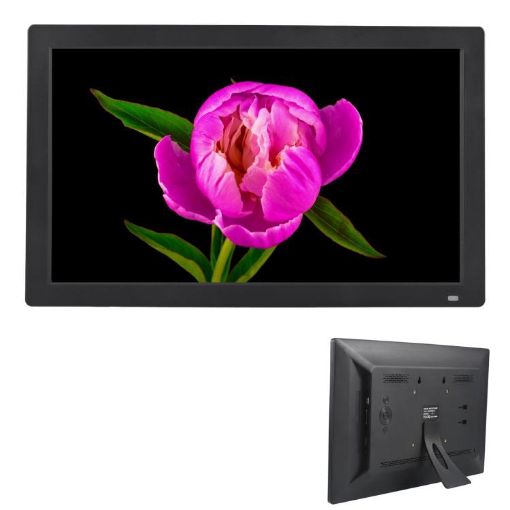 XCLT1850 18.5" LED Digital Photo Frame, AU Plug (Black) - 1