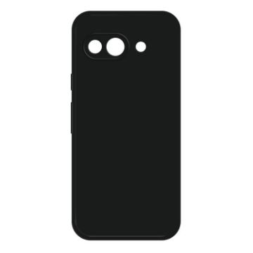 Google Pixel 9a Liquid Silicone Case (Black) - 1