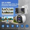 SriHome SH055B 8MP HD Panoramic PTZ Dome Camera (UK Plug) - 2
